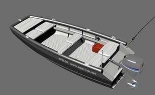 jon boat 4 meters HDPE