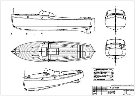 проект катер 5 метров 