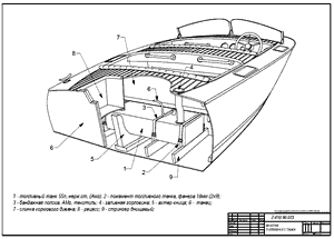 проект чертежи мотолодки