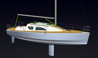 25-footer traileable centerboard