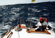 yacht mriya at sea